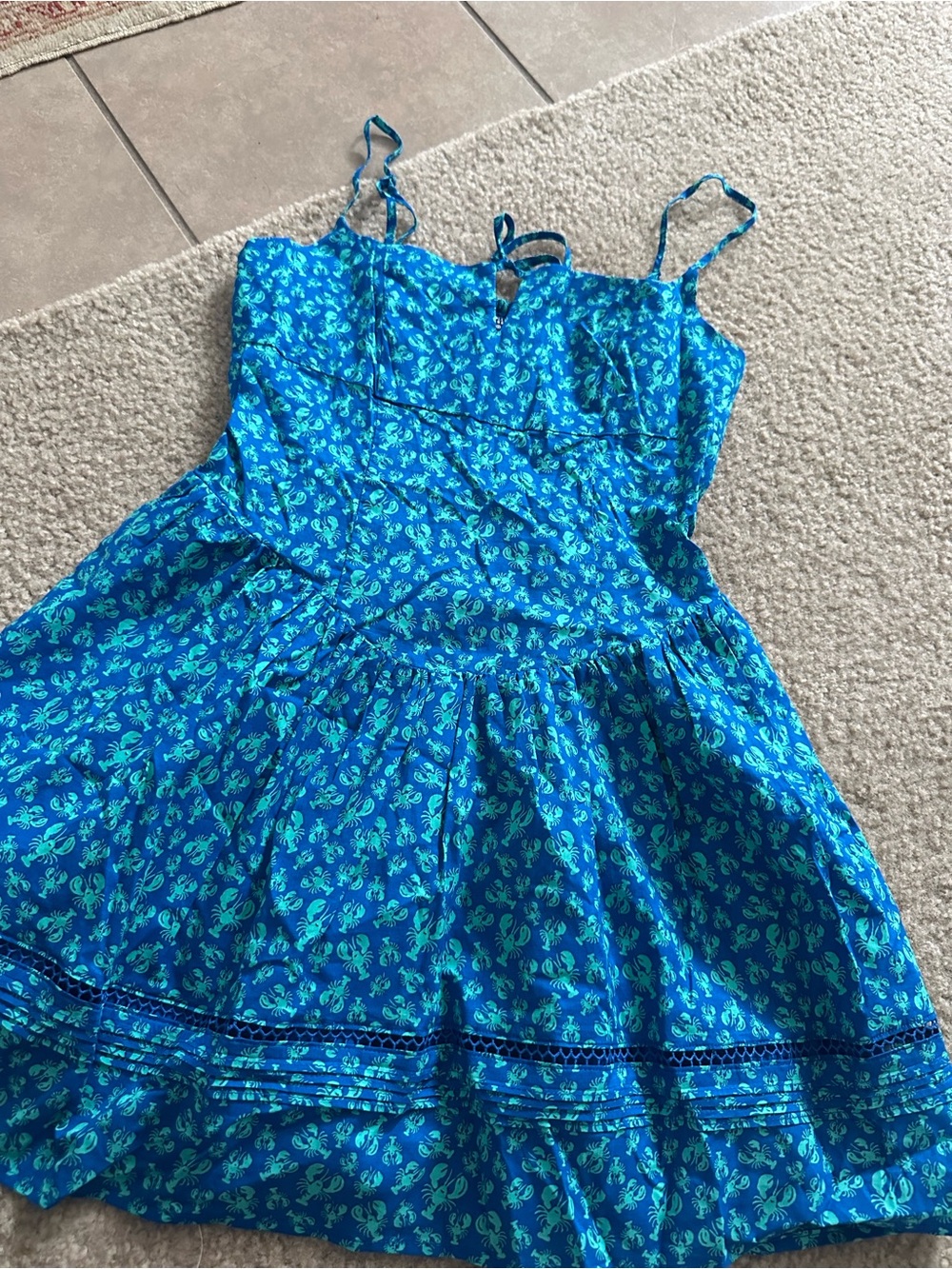 Roller Rabbit Lobster Print Dress – Size Small – NWT